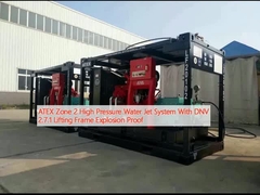 DNV 2.7.1 লিফটিং ফ্রেম এক্সপ্লোশন প্রুফ সহ ATEX জোন 2 হাই প্রেসার ওয়াটার জেট সিস্টেম