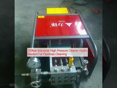 পাইপলাইন পরিষ্কারের জন্য 320 বার শিল্প উচ্চ চাপ ক্লিনার হাইড্রো ব্লাস্টার