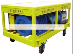 75KW শিল্প জেট ওয়াশ সরঞ্জাম পেইন্ট অপসারণ মরিচা অপসারণের জন্য উচ্চ চাপ ওয়াশার