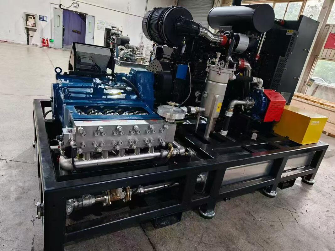 90kw Diesel Zone 2 Hydro Blasting Equipment Industrial Water Jet Cleaner Machine