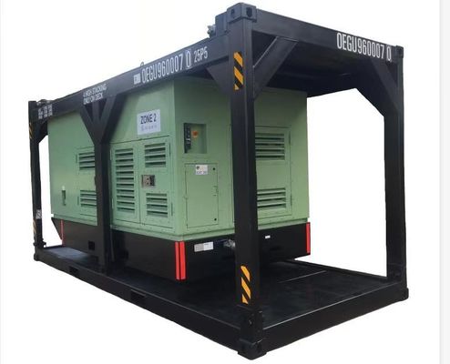 10000psi ATEX ZONE 2 উচ্চ চাপ পাম্প ইউনিট বিস্ফোরণ প্রতিরোধী জল পাম্প অফশোর