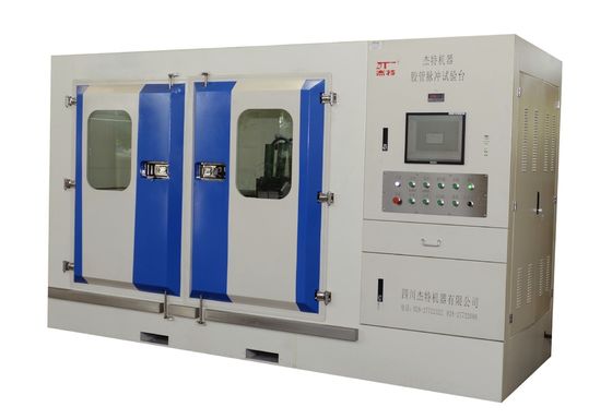 ISO9001 125MPa ইমপালস প্রেসার টেস্ট মেশিন হাইড্রোলিক হোস টেস্ট বেঞ্চ