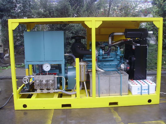 600bar 75kw ট্রলি হাই প্রেসার ক্লিনার ওয়াশার ইঞ্জিন পাওয়ার প্রেসার ক্লিনিং